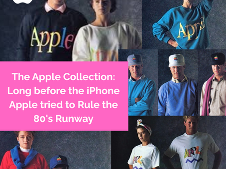 The Apple Collection: Long Before the iPhone Apple Tried to Rule the 80's Runway