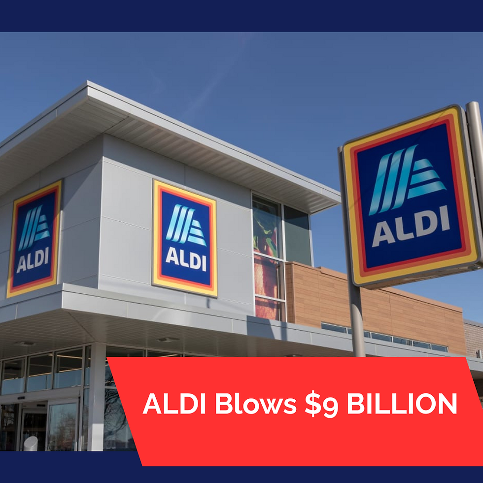 Aldi makes $9 billion investment