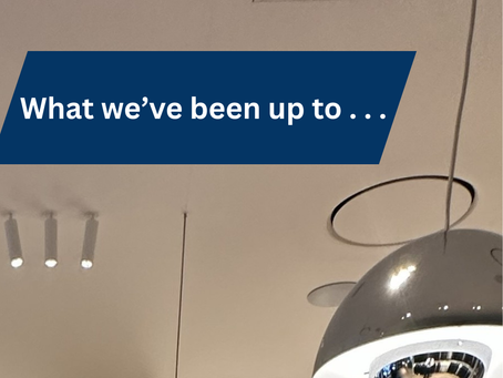 What we've been up to . . .