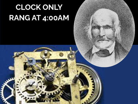 Tech History: The First Alarm Clock Only Rang at 4:00AM