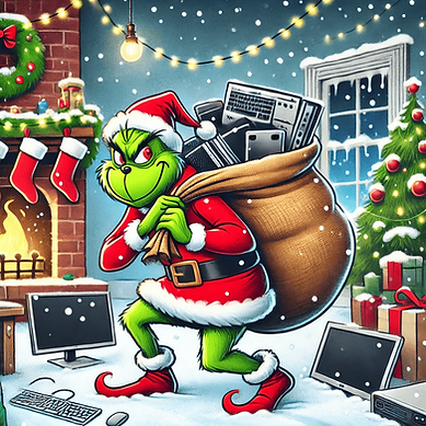 The Grinch stealing IT equipment