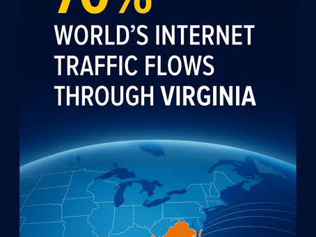 70% of the World's Internet Traffic Flows through Virginia