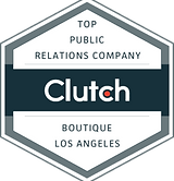 Top Rated by CLUTCH For Public Relations Company and Los Angeles PR Boutique Firms
