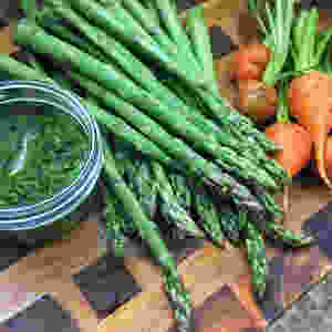 Asparagus and Carrots with Chimichurri