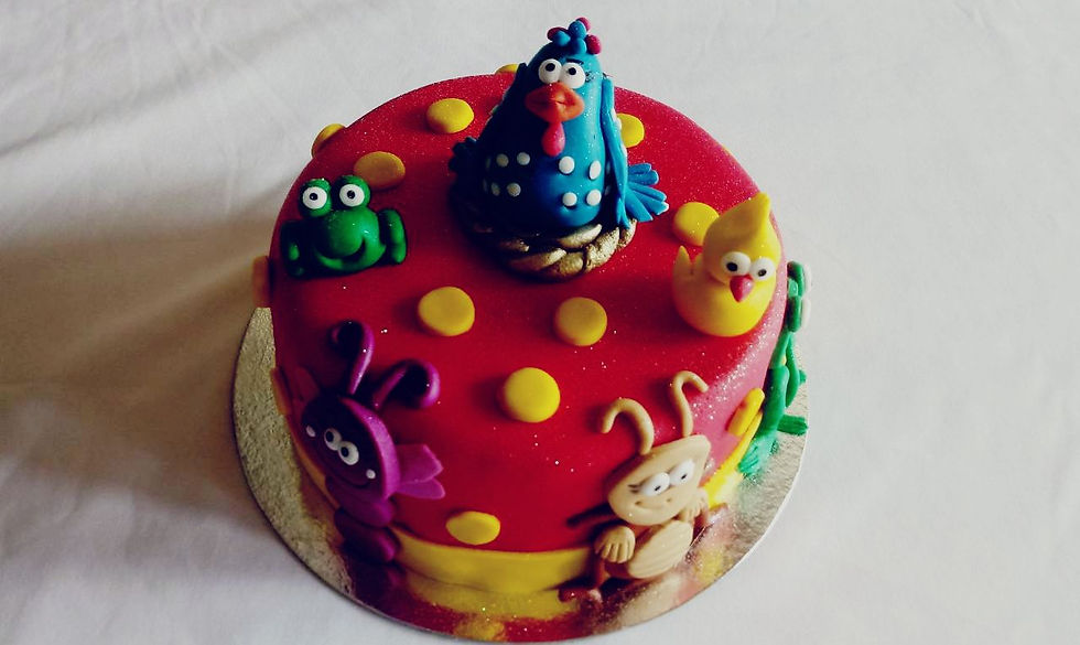 Bolo Galinha Pintadinha