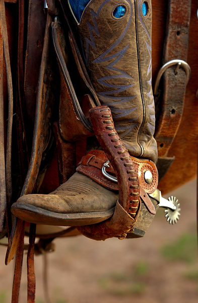 Cowboy Boots and Stirrups