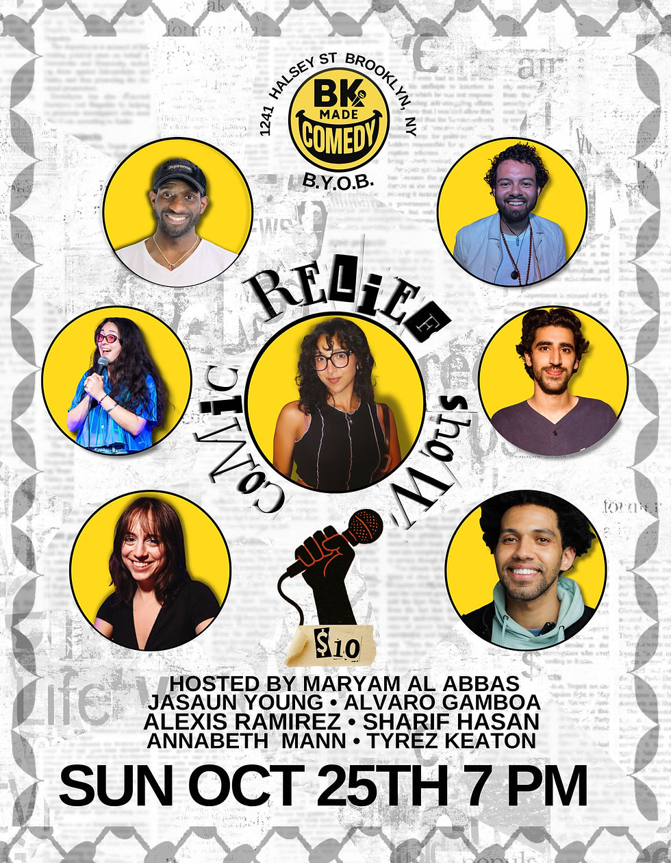 BK Made Presents: Comic Relief (7PM)