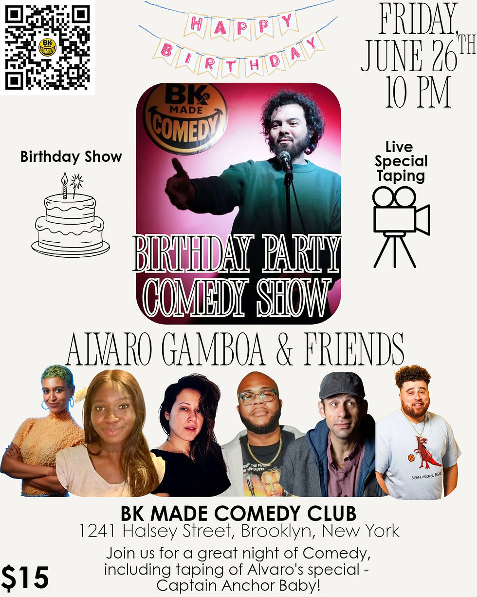 BK Made Presents: Alvaro Gamboa & Friends (LIVE TAPING, 10PM)