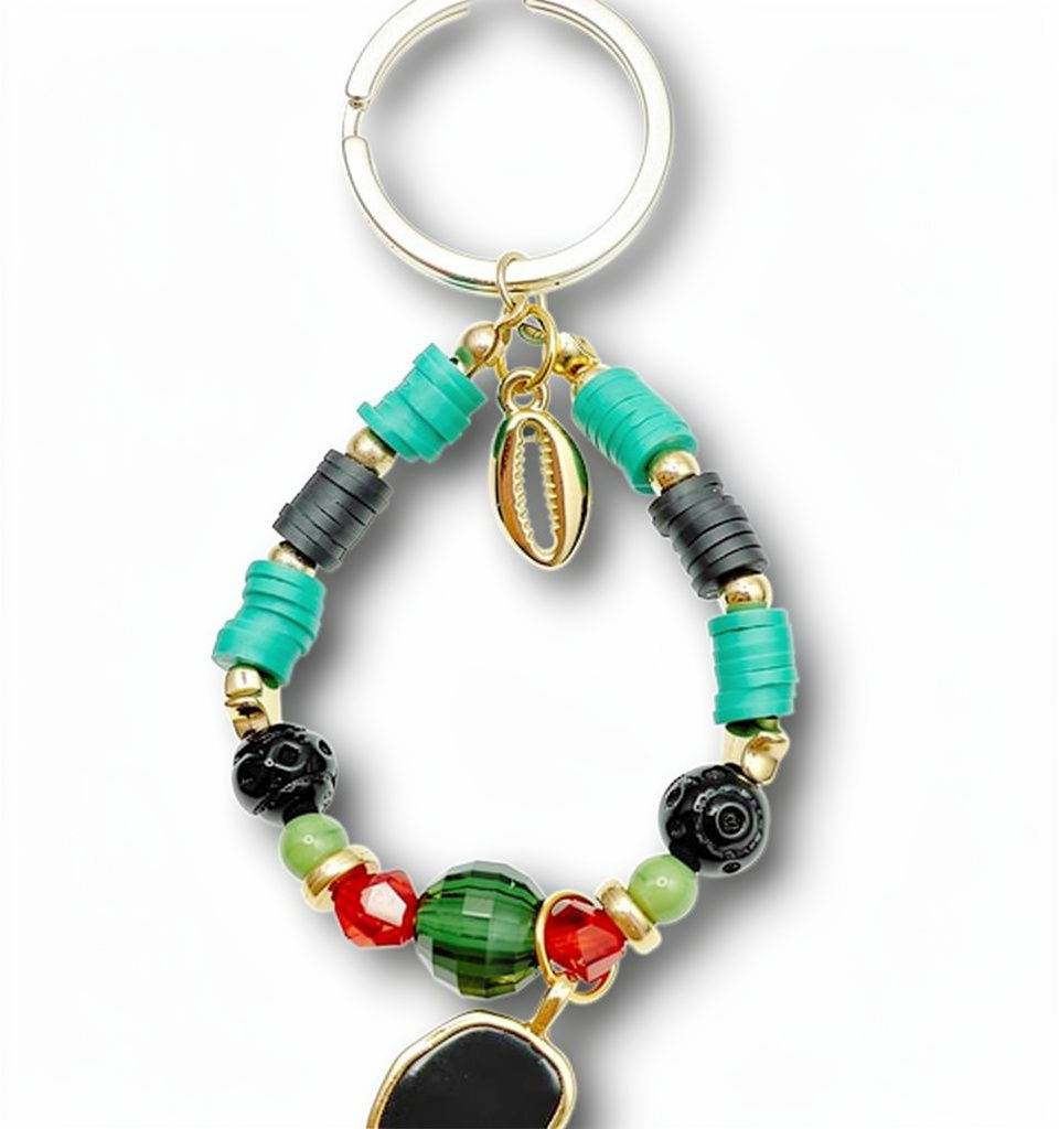 Ogun Beaded Keychain