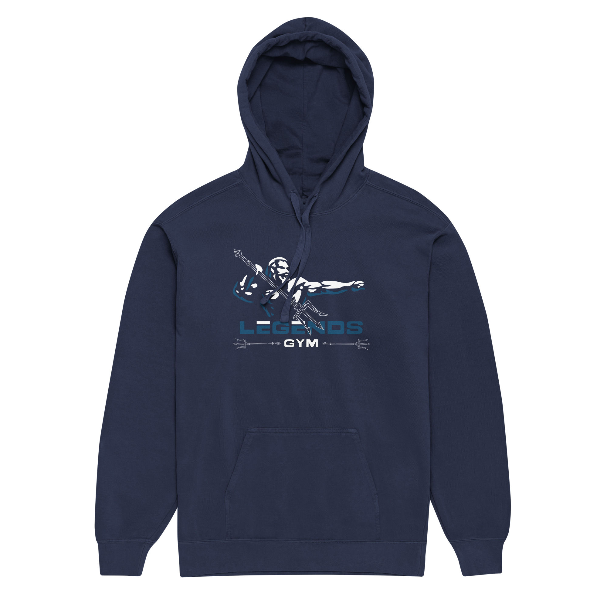 Unisex garment-dyed hoodie