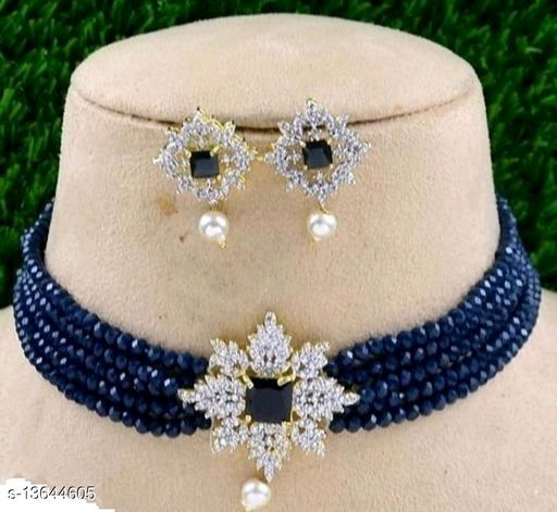 Thumbnail: Necklace set with earings