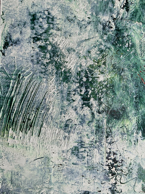 Thumbnail: Schilderij Albertjan Art - Zo begonnen we - detail