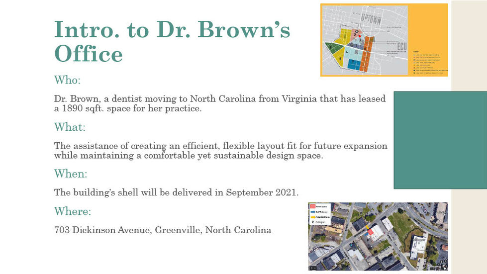 Research for Commercial Dentist's Office Design Proposal