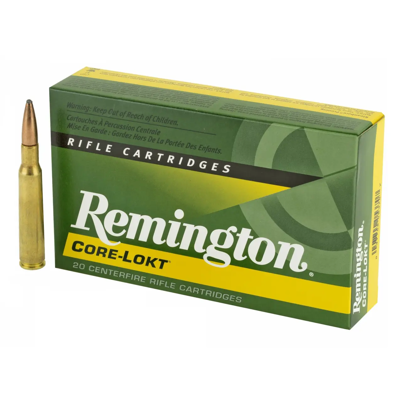 Remington Core-Lokt 7x57mm Mauser (7mm Mauser) 140gr Core-Lokt Pointed Soft Poin