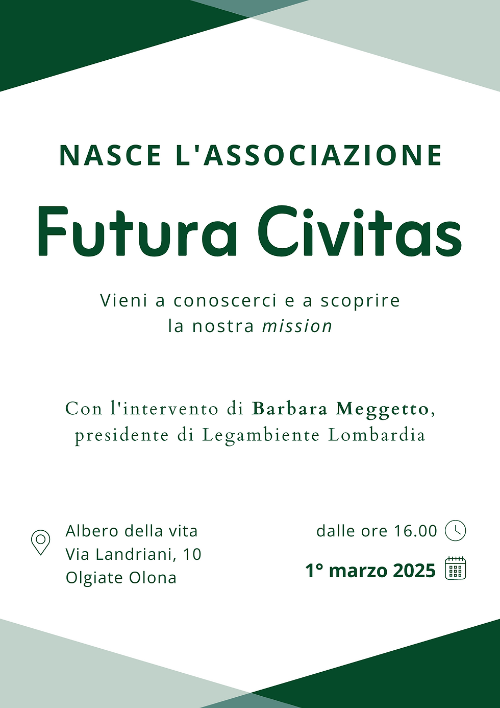Nasce l'Associazione Futura Civitas