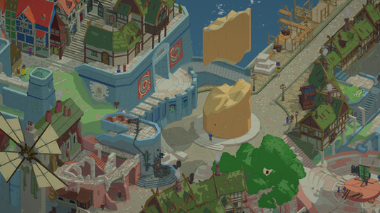 A bird's-eye view of the city of tolstad