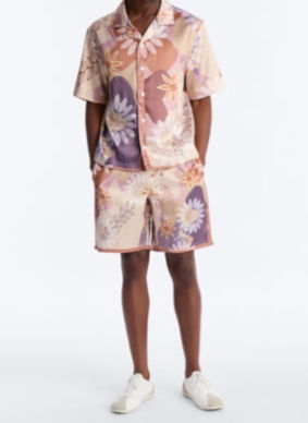 Raymond's Palm Shorts Set