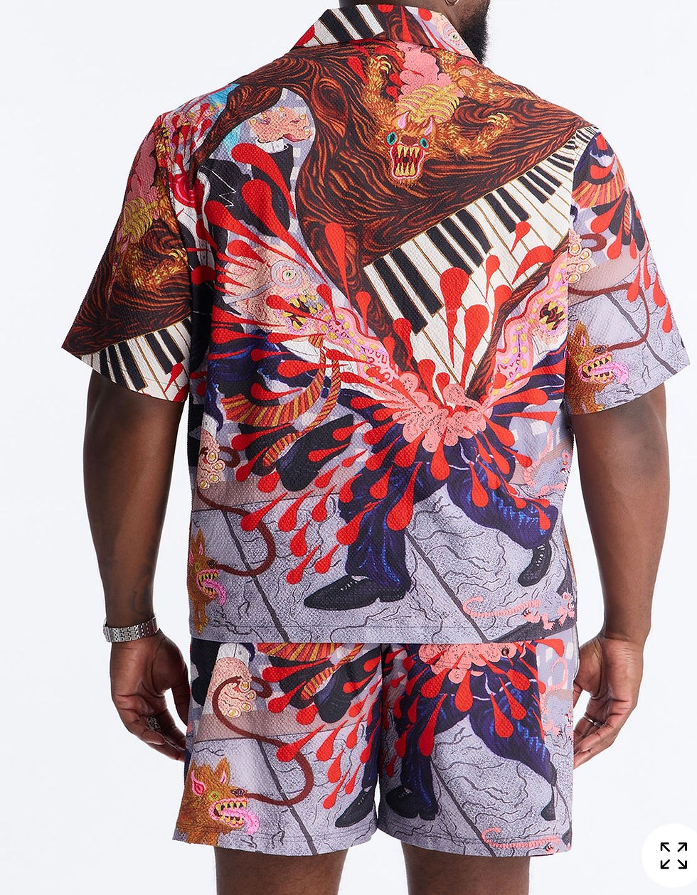 Thumbnail: Raymond's Seersucker Shorts Set