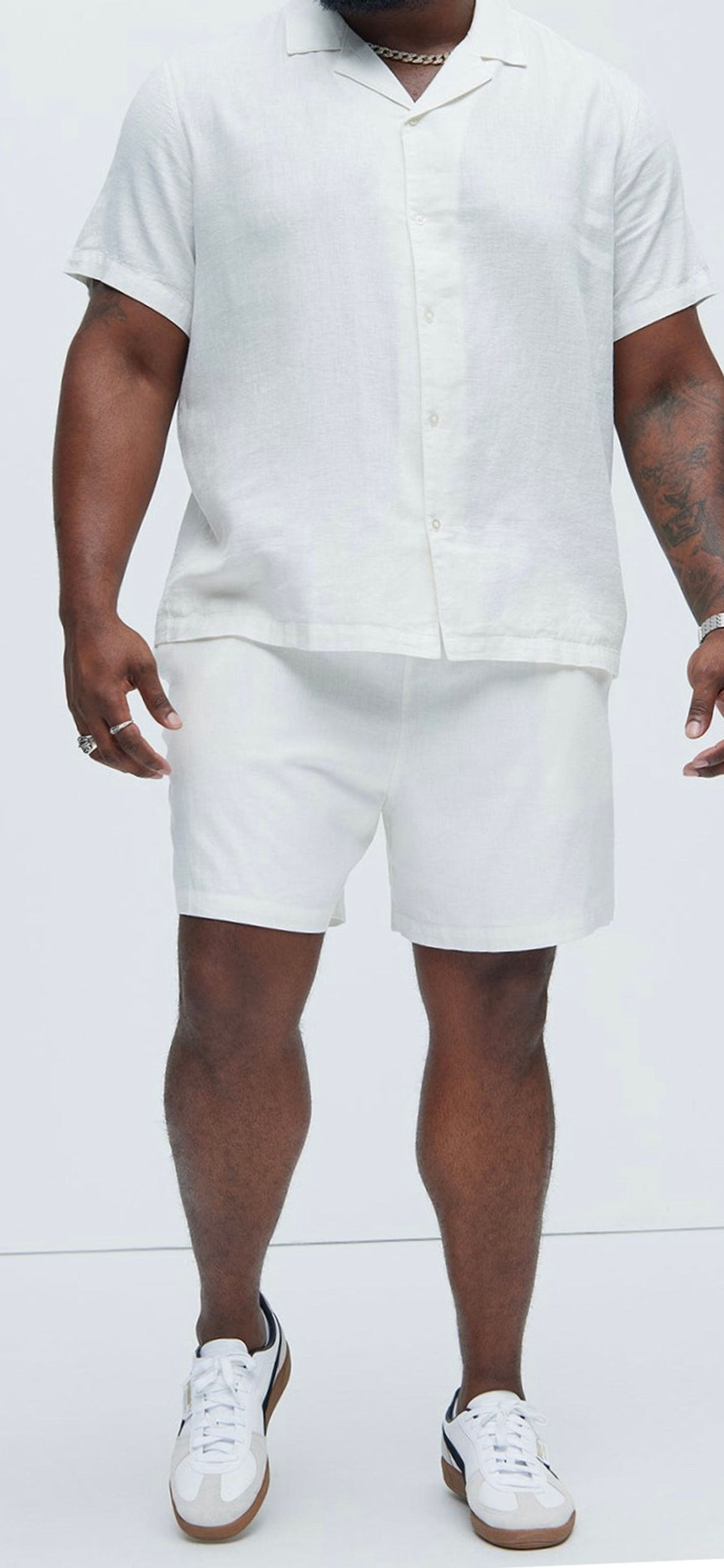 Raymond's Paradise Linen Shorts Set