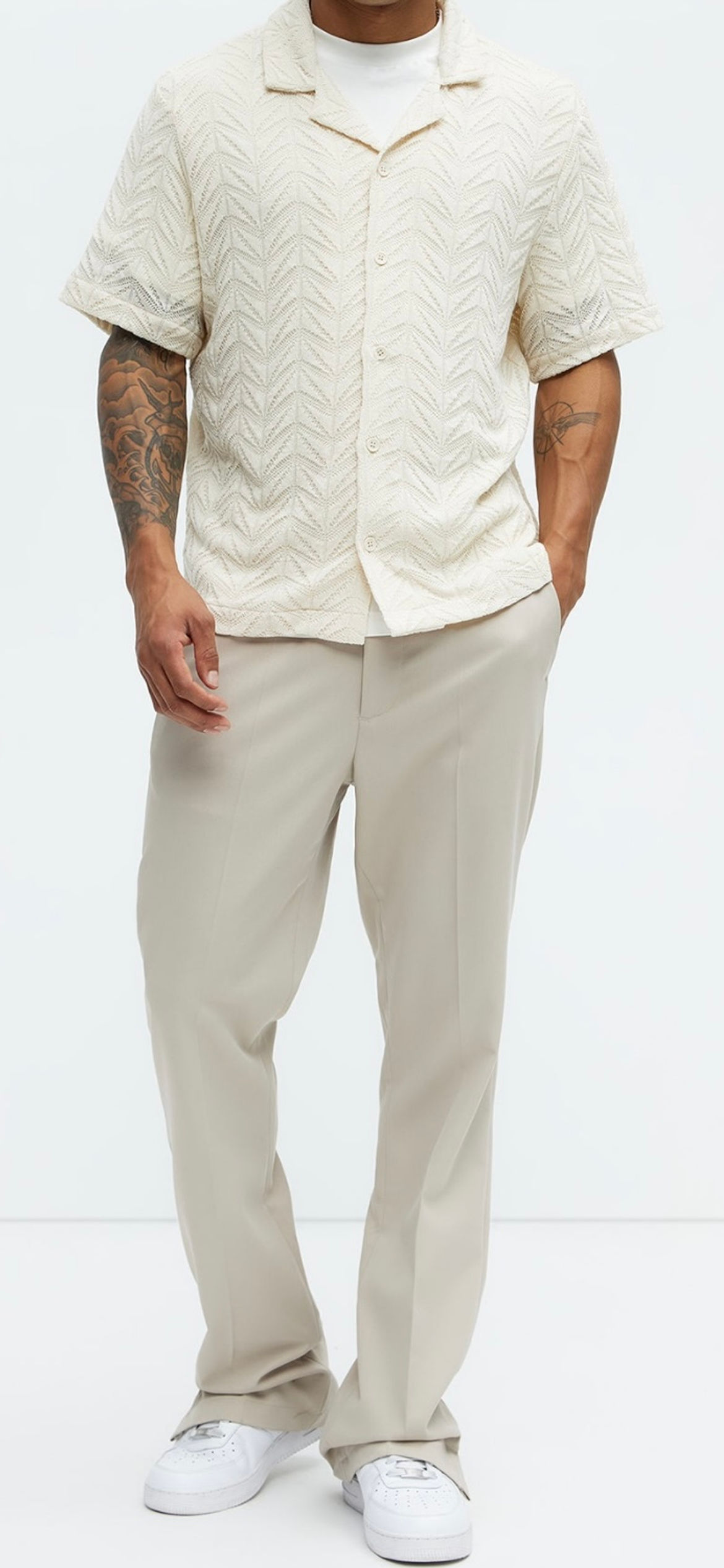 Raymond’s  Crochet Knitted Shirt