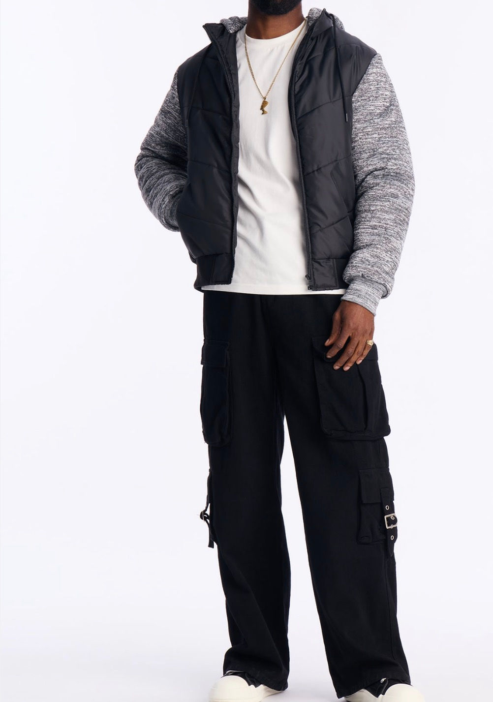 Raymond's Blocked Hooded Jacket