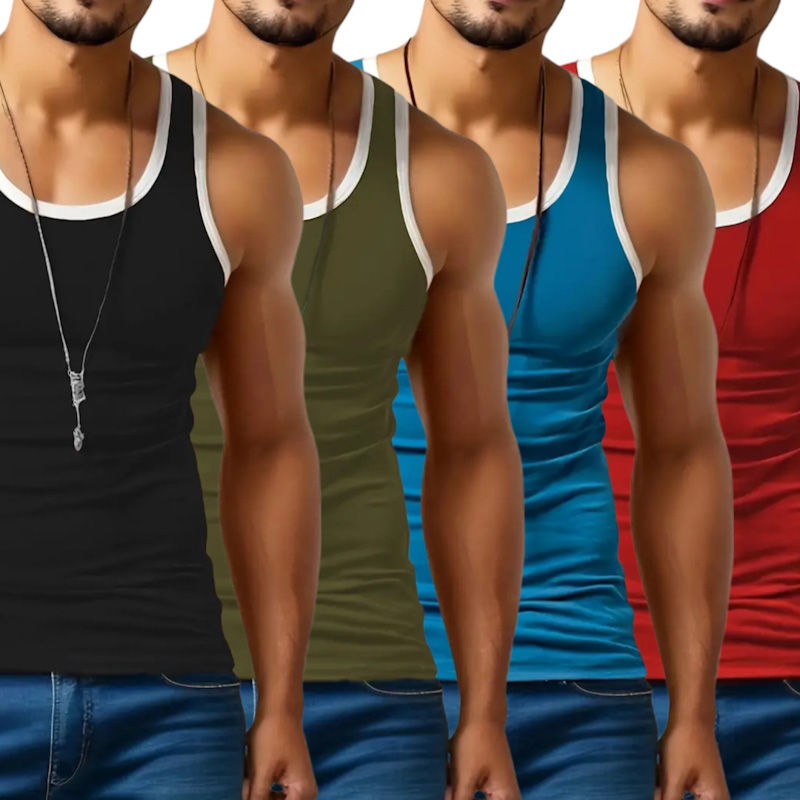 Casual Tank Top Vest - 4 Colours