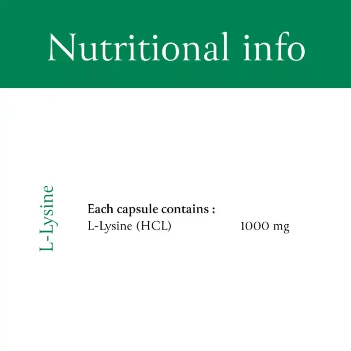 Thumbnail: L-Lysine 1000mg
