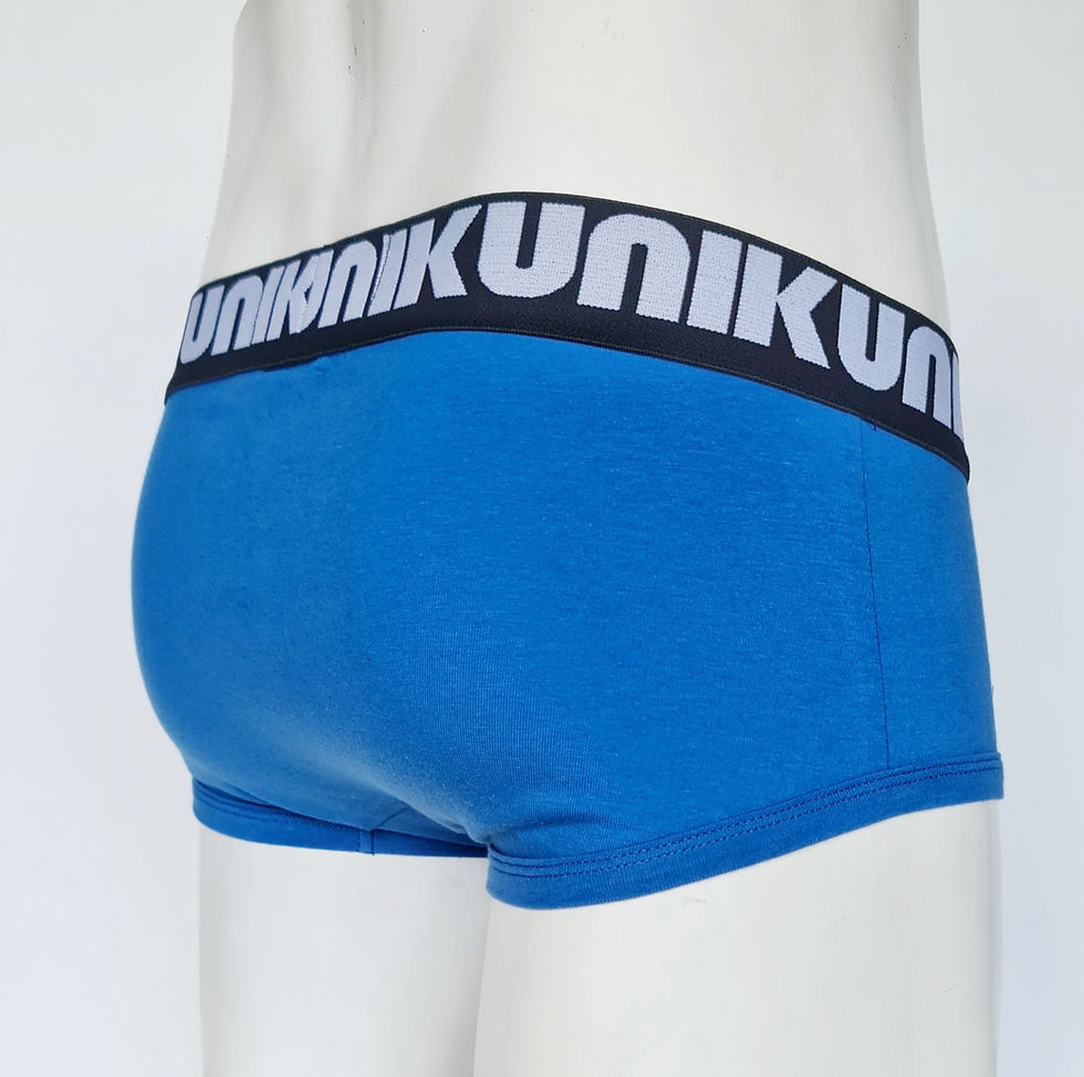 Thumbnail: Men short trunk underwear in royal blue