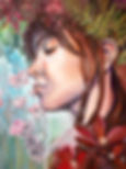 peinture d'une femme