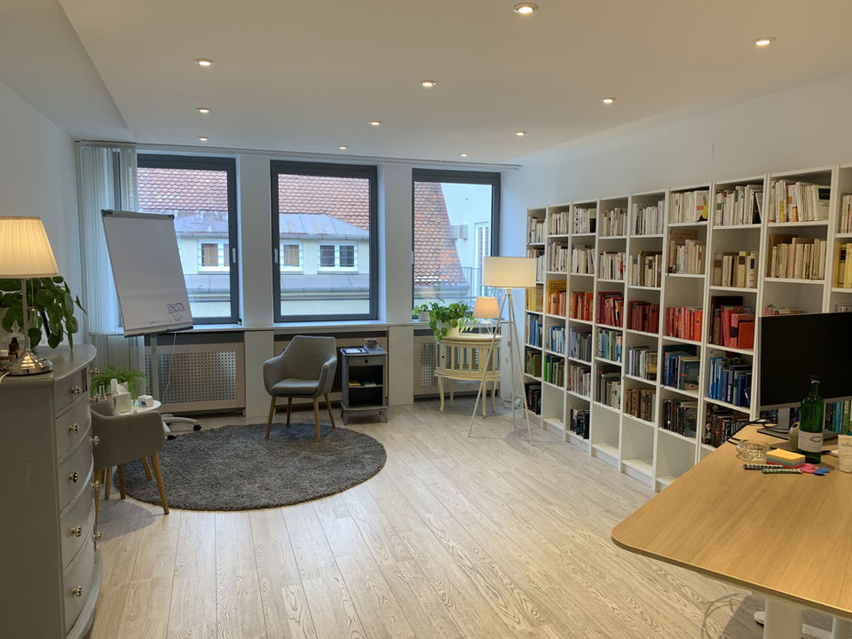 Therapieraum für Psychotherapie Paartherapie und Coaching