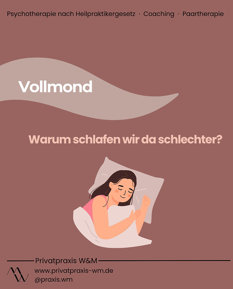 Warum schlafen wir bei Vollmond schlechter?