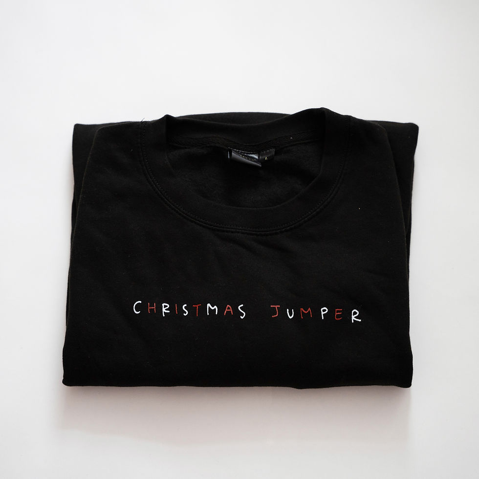 Black Christmas Jumper