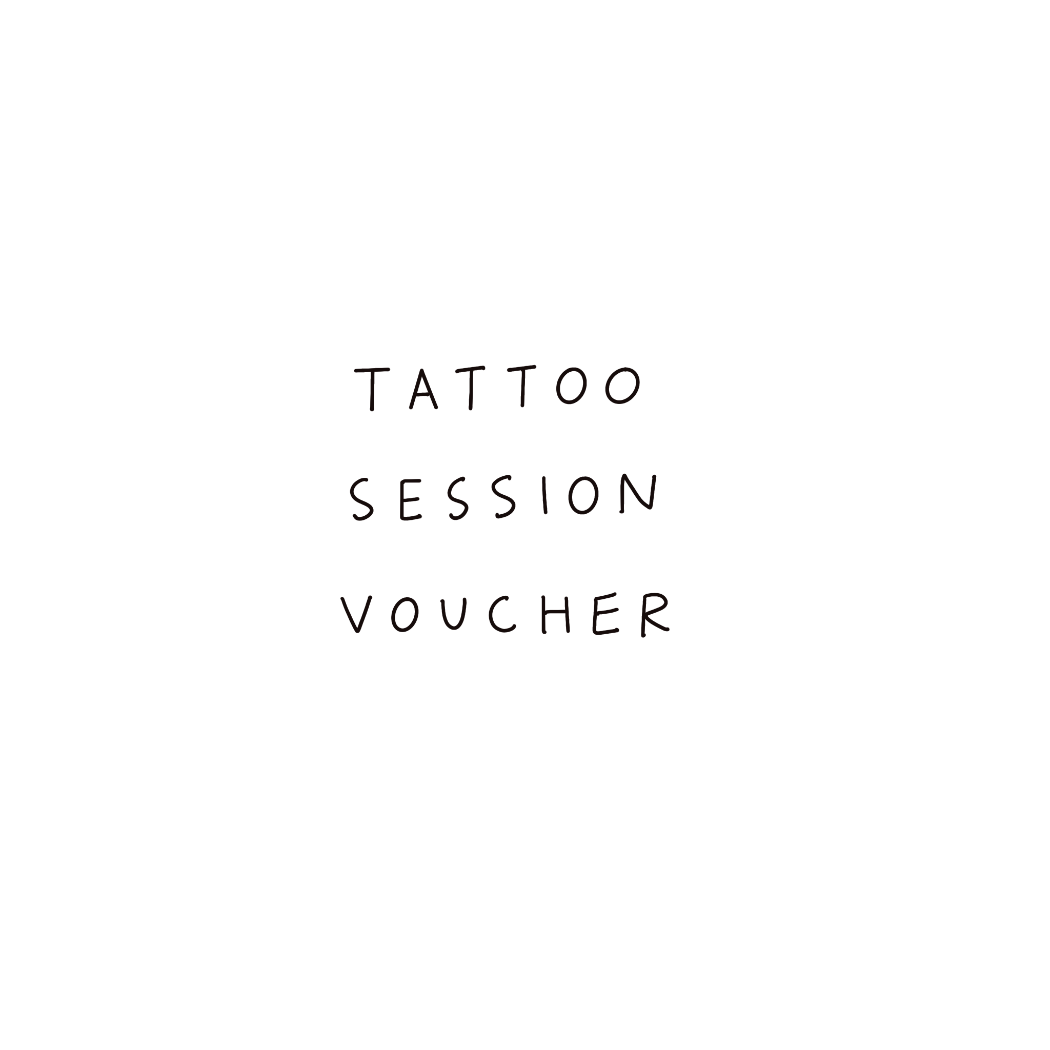 Tattoo Booking Voucher