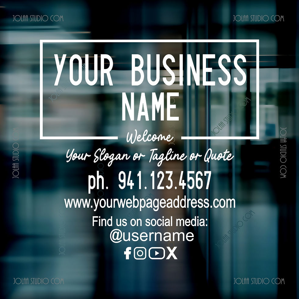 Thumbnail: Business Signs, Adhesive Decals, Vinal Lettering, Window Decals, Door Decals, Vehicle Signs, Storefront Signs