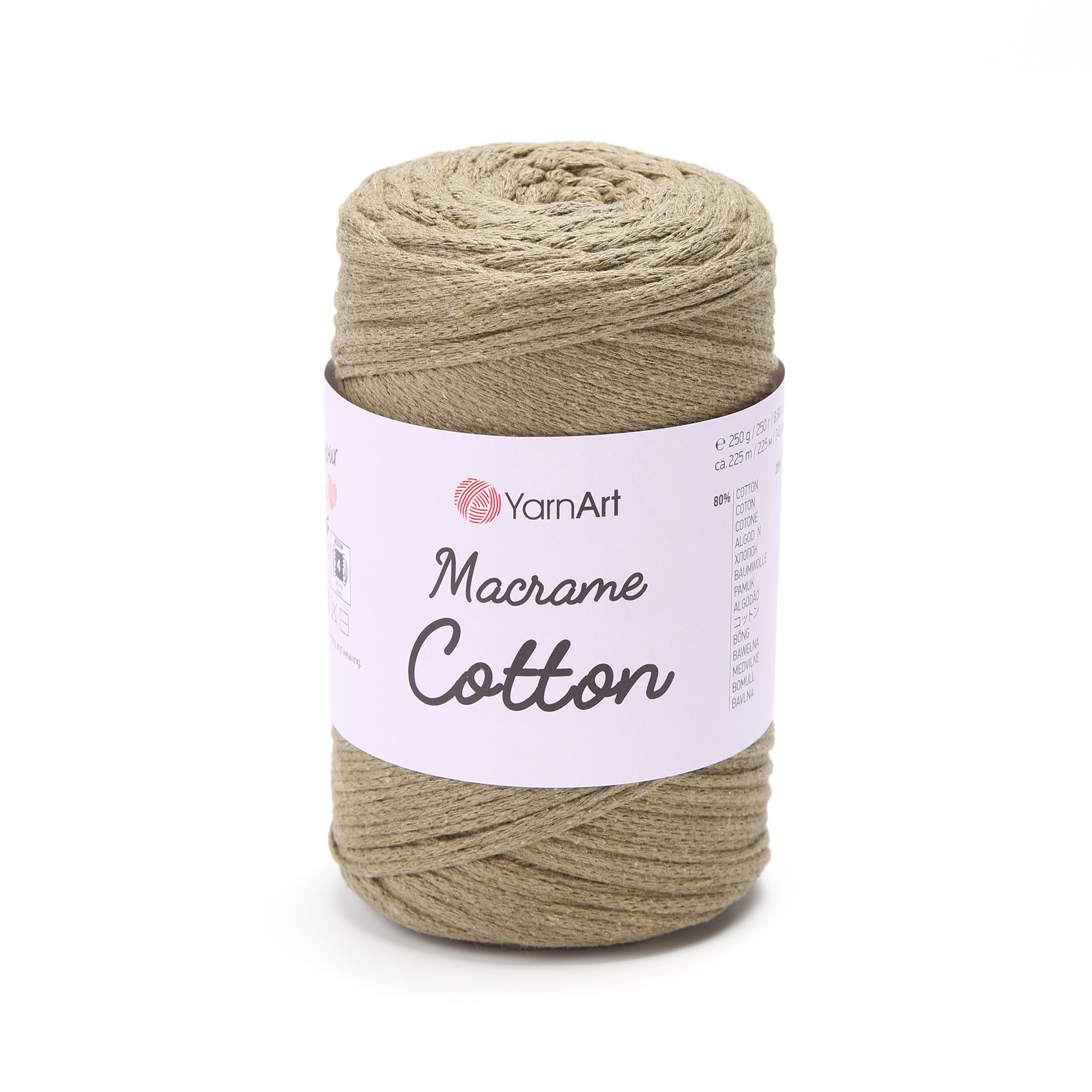 YarnArt Macrame Cotton Koyu Bej 793 pamuk makrome ipi