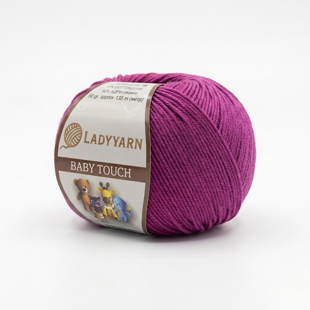 lady yarn baby touch gül kurusu ca017 orgu ipi