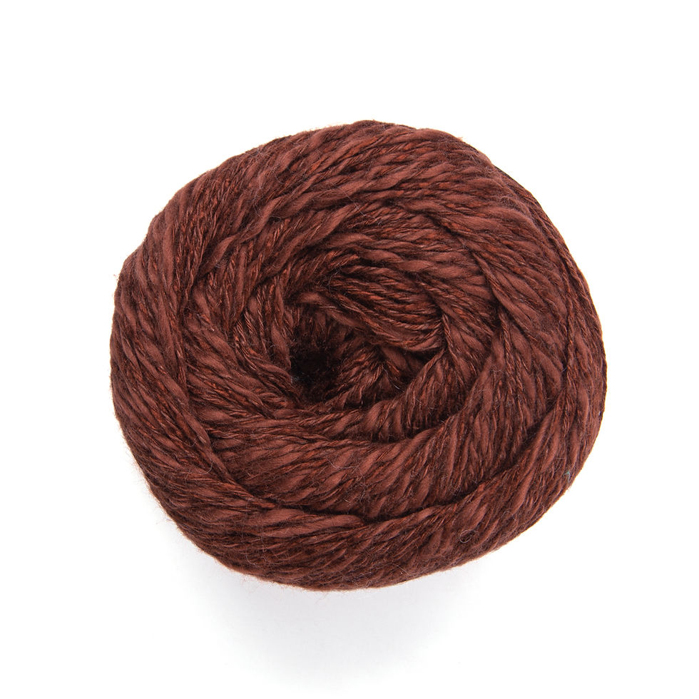 YarnArt Linen Soft 7309 Kahverengi keten karışımlı el örgü ipi, şiş ve tığ ile örülebilir.