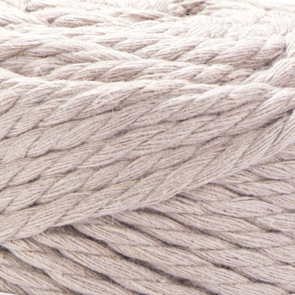 YarnArt Macrame Rope 3 mm Krem 753 burgu pamuk makrome ipi