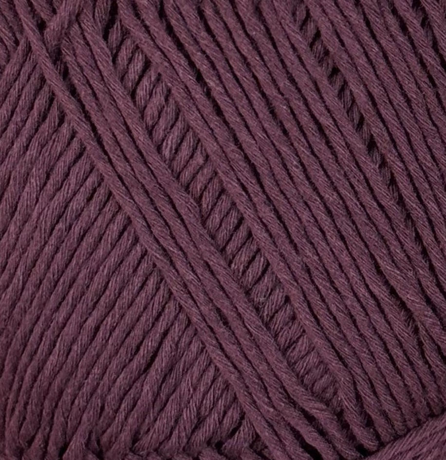 İnci Cotton Bordo Pamuk İplik 100g / 250m, %80 pamuk %20 geri dönüşüm elyafı, yazlık örgü, bebek ve çocuk ürünleri, amigurumi