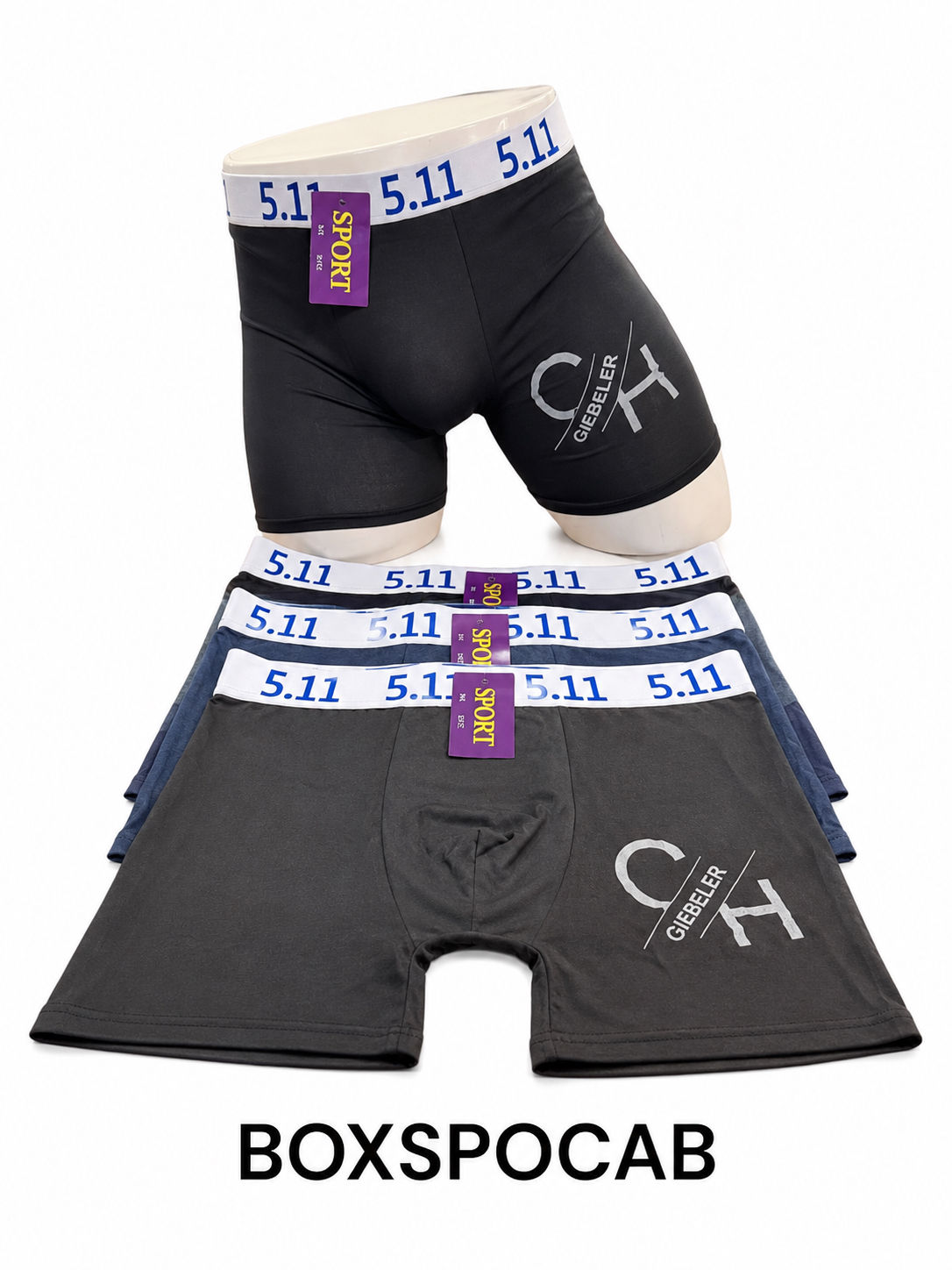 Boxer sport caballero pierna larga 