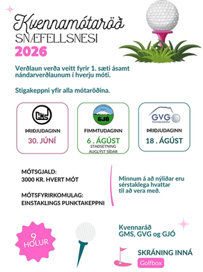 Kvennamótaröð Snæfellsnesi 2026