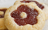 thumbprint cookie flower
