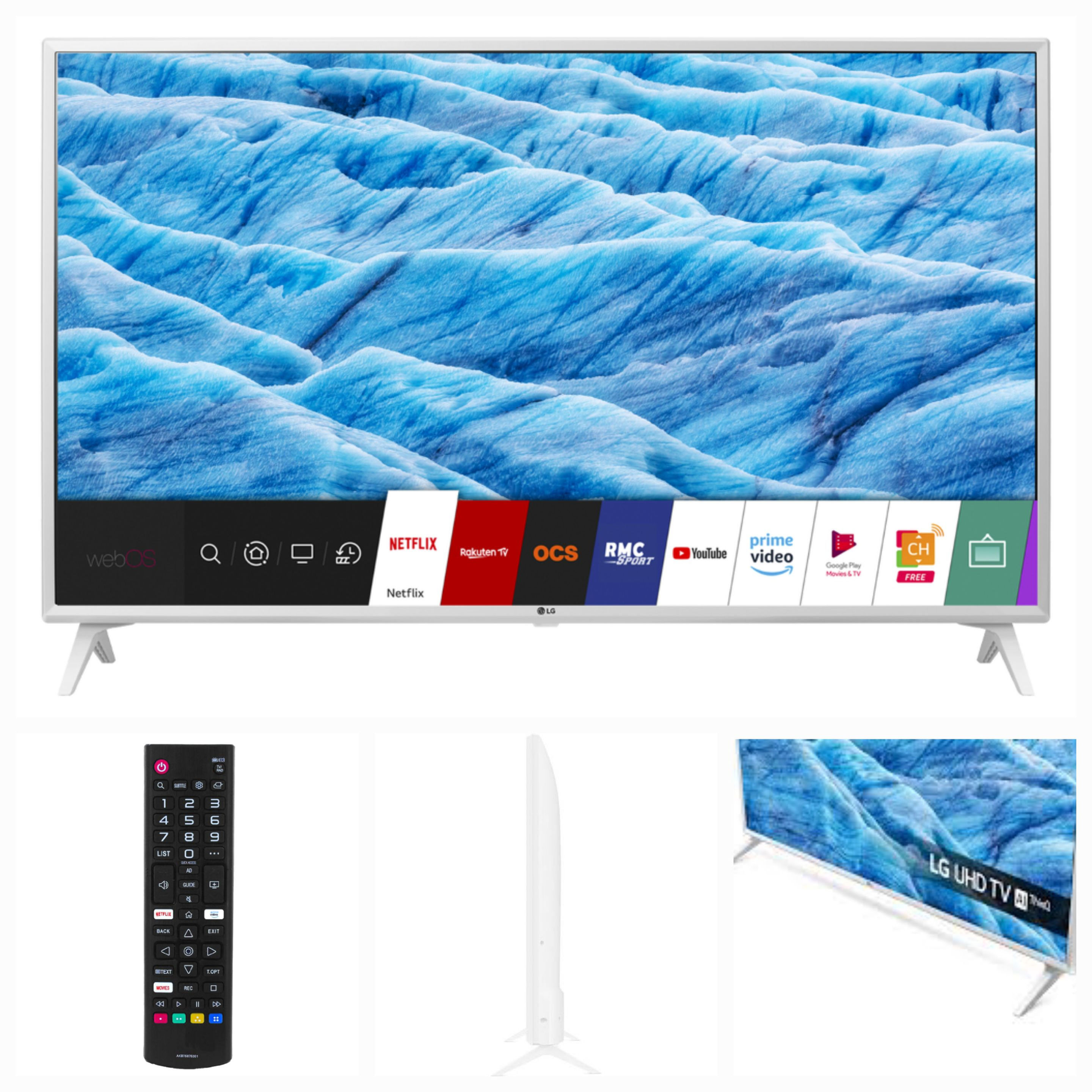 LG Smart TV 49 Zoll 122cm UHD 4K WLAN ohne Standfuss 