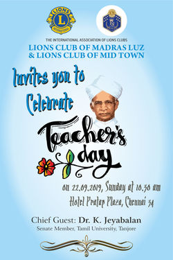 Luz Teachers' Day Invite