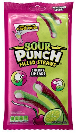 370998 - SOUR PUNCH FILLED STRWS CHRY_LIME12