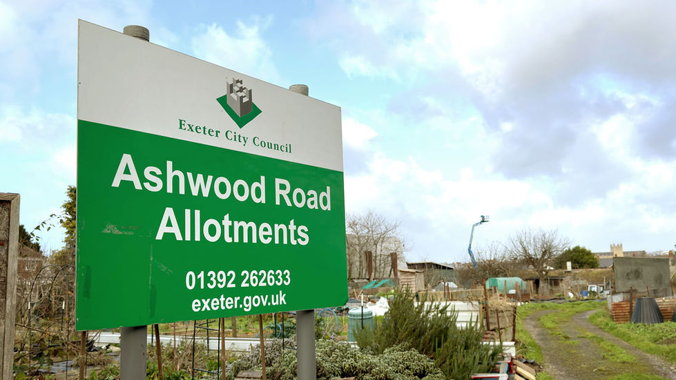 Ashwood Road Allotments Exeter