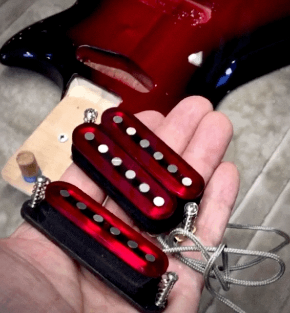 self amplified guitars california