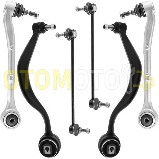 Kit 6 Bras De Suspension Avant Pour BMW Série 7 E38 (1994-2001) – Remplace 31121141721, Etc.
