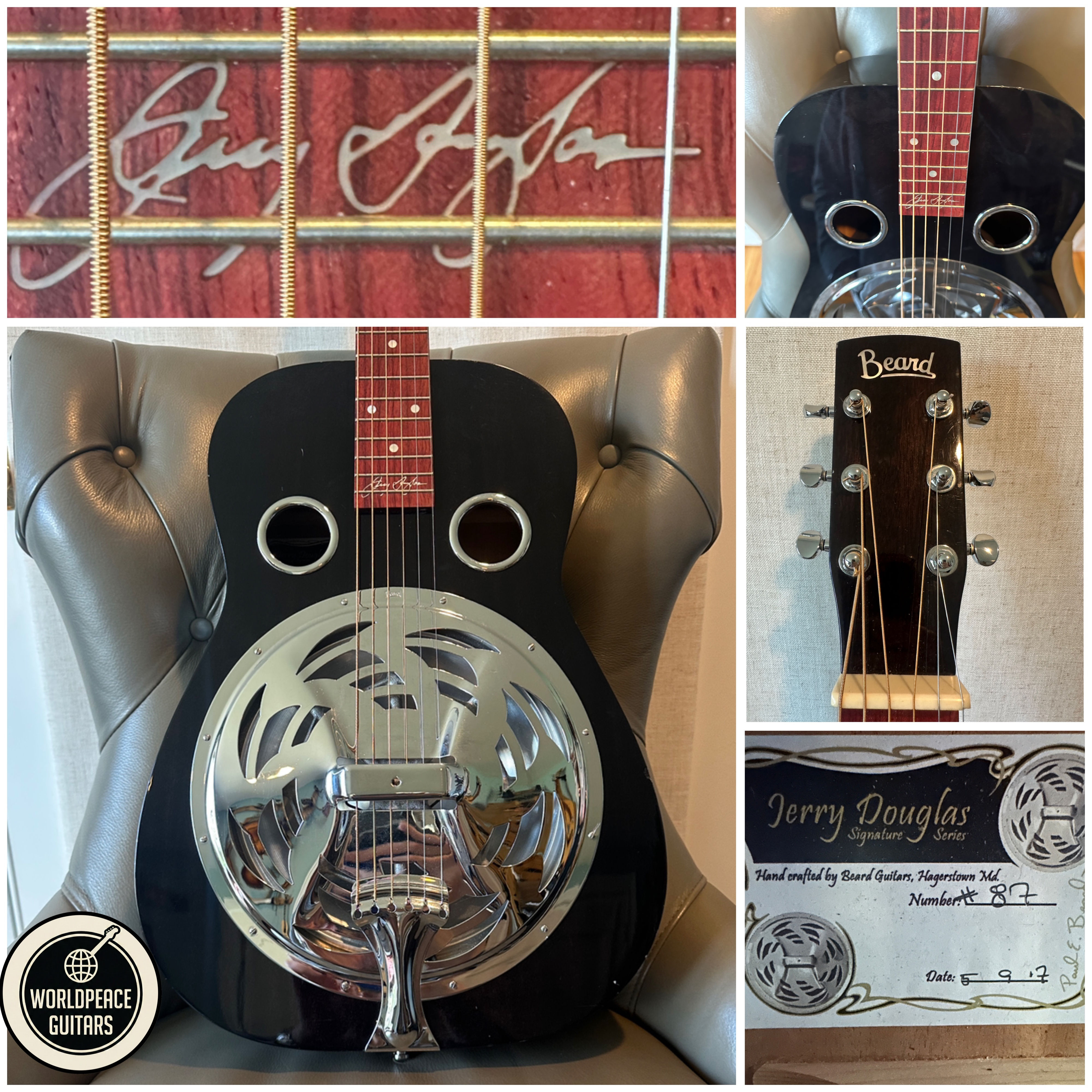 Beard Guitars - Jerry Douglas Black Beard