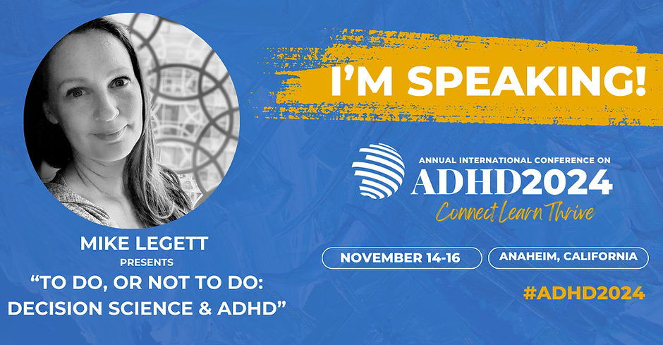 Relevent info about the conference can be found at http://adhdconference.eventsair.com/adhd-conference-24/